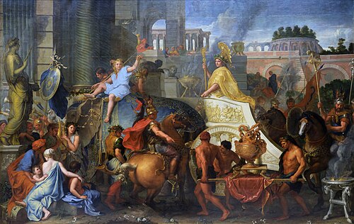 Entrée d'Alexandre dans Babylone, 1673, Charles Le Brun