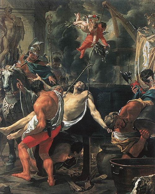 Le Martyre de saint Jean l'Evangéliste, 1642, Charles Le Brun