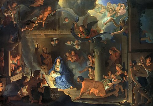L'Adoration des bergers, 1689, Charles Le Brun