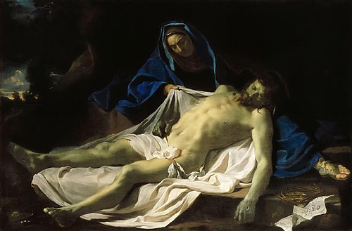 Le Christ mort sur les genoux de la Vierge, 1644, Charles Le Brun