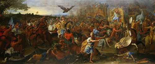 La Bataille d'Arbelles, 1673, Charles Le Brun