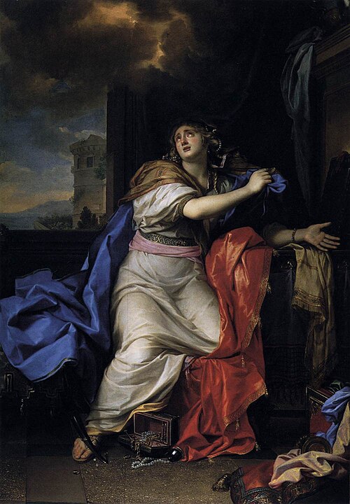 Sainte Madeleine repentante renonce à toutes les vanités de la vie, 1650, Charles Le Brun