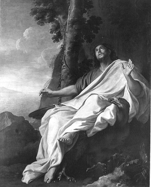 John at Patmos, 1654, Charles Le Brun