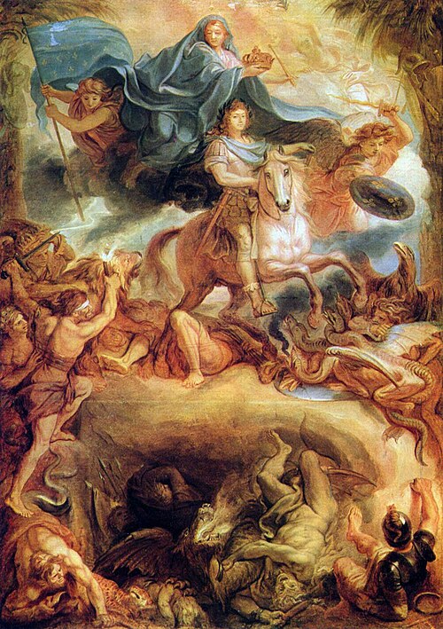 L'apothéose de Louis XIV, 1677, Charles Le Brun
