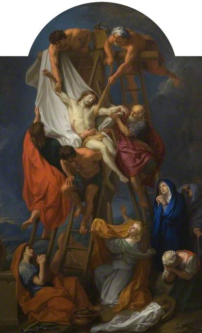 The Descent from the Cross, , Charles Le Brun