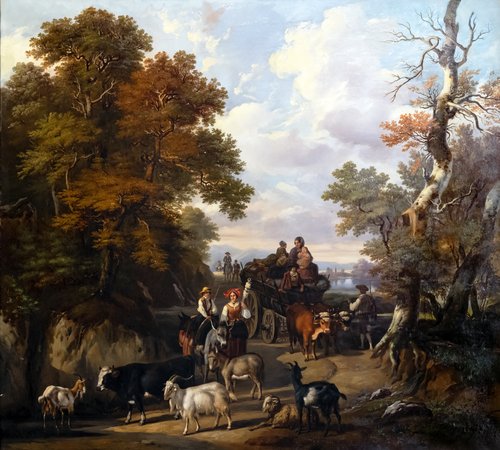 Retour de foire, 1850, Joseph Latour