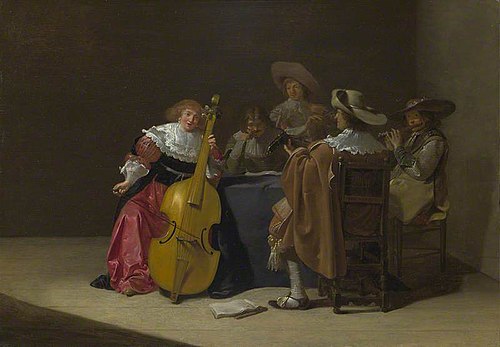 A Musical Party, 1633, Jan Olis