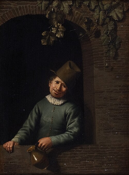 man at window, 1655, Jan Olis