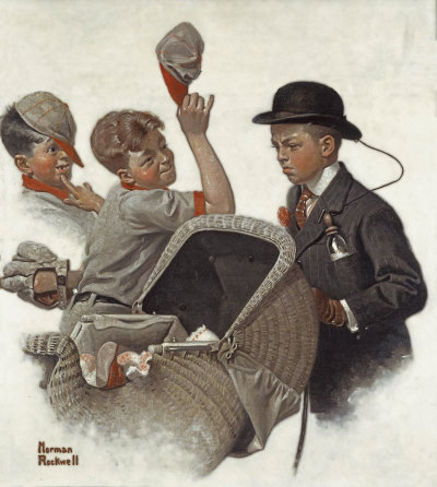 Le Garçon au landau, 1916, Norman Rockwell