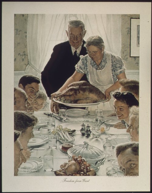 À l'abri du besoin, 1943, Norman Rockwell