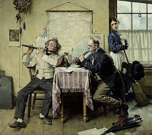 The Love Song, 1926, Norman Rockwell