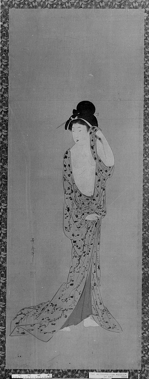 Female Figure, 1780, Utamaro
