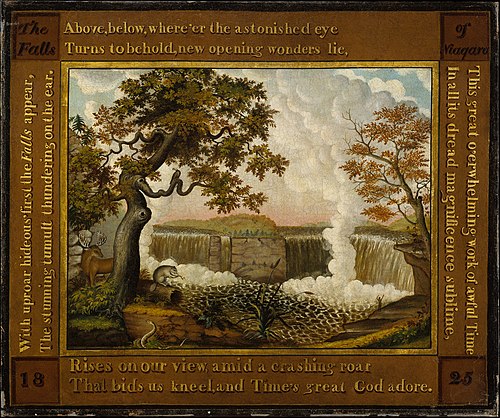 The Falls of Niagara, 1825, Edward Hicks