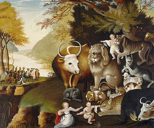 Peaceable Kingdom, 1834, Edward Hicks