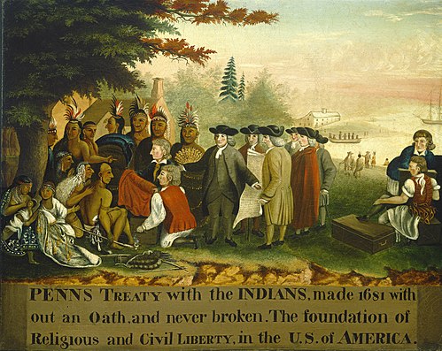 Penn's Treaty with the Indians, 1840, Edward Hicks