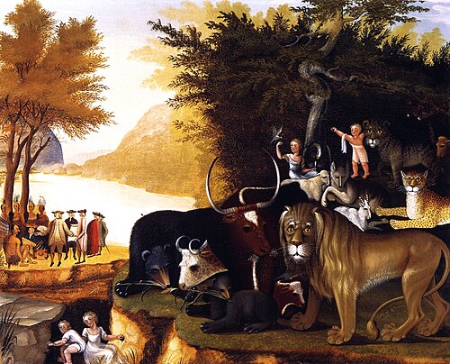 The Peaceable Kingdom, , Edward Hicks