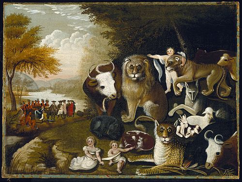 The Peaceable Kingdom, 1835, Edward Hicks