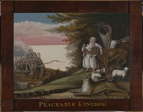 The Peaceable Kingdom, 1829, Edward Hicks