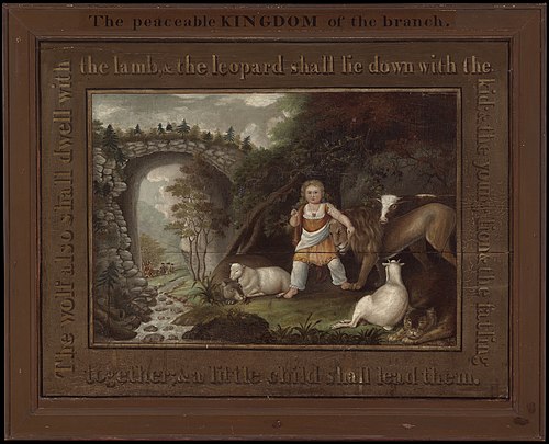 The Peaceable Kingdom of the Branch, 1827, Edward Hicks