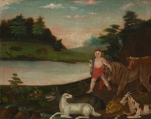 The Peaceable Kingdom, 1817, Edward Hicks