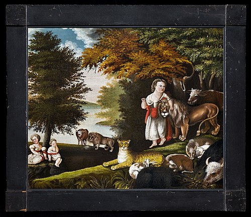 The Peaceable Kingdom, 1830, Edward Hicks