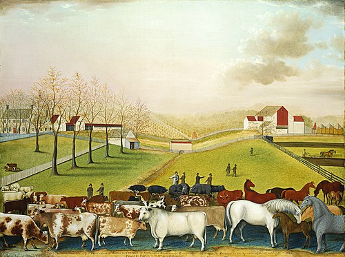 The Cornell Farm, 1848, Edward Hicks