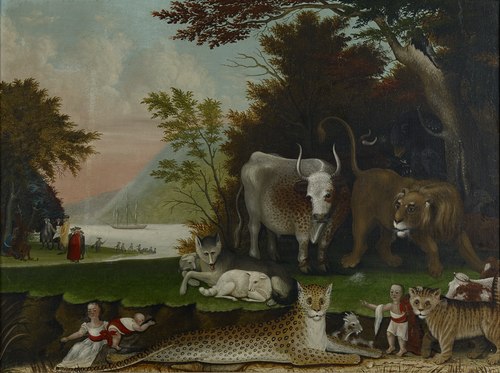 Peaceable Kingdom, 1848, Edward Hicks