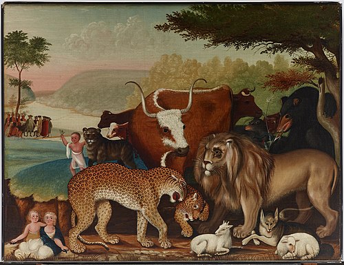 The Peaceable Kingdom, 1846, Edward Hicks