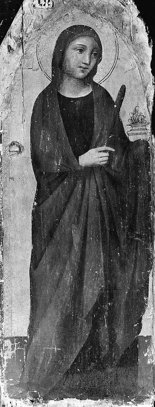 Saint Lucy, 1340, Jacopo di Casentino