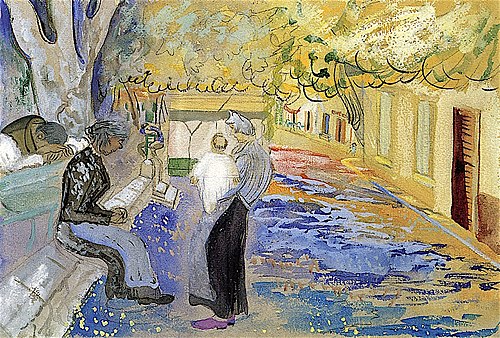 Under the Tree, 1933, Sigrid Hjertén