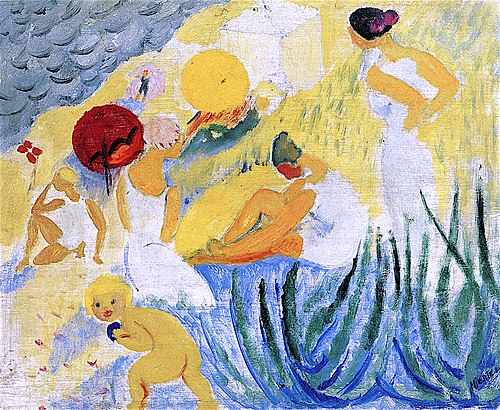 Beach, 1917, Sigrid Hjertén