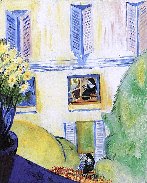 The Convent, 1922, Sigrid Hjertén