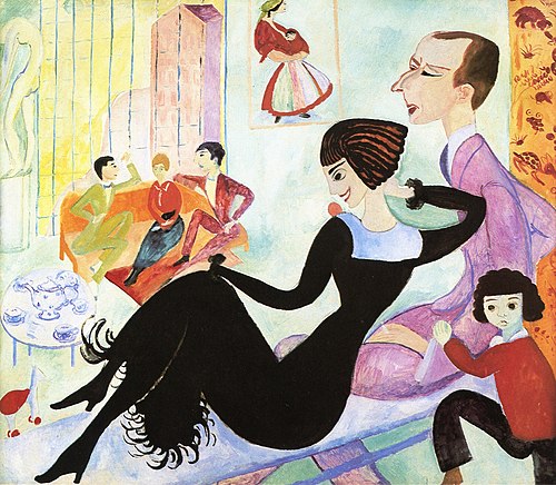 Studio interior, 1916, Sigrid Hjertén