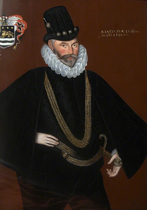 Admiral Sir John Hawkins (1532–1595), 1591, Hieronimo Custodis