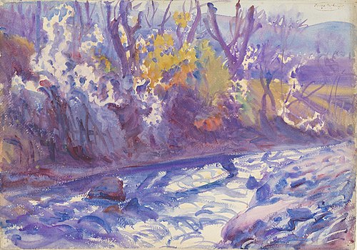 The Stream, Valserres, 1894, Dodge MacKnight
