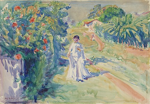 A Woman in a Lane, 1907, Dodge MacKnight