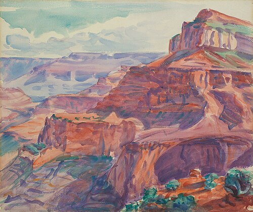 Towering Castles, Grand Canyon, 1914, Dodge MacKnight