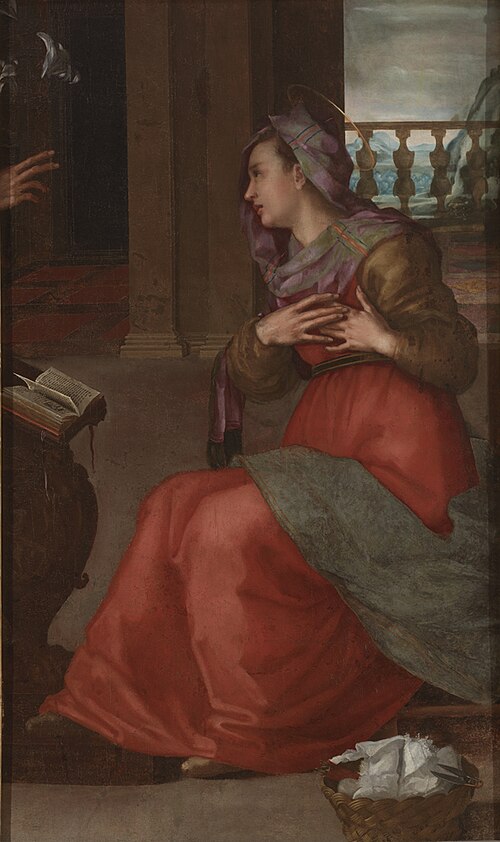 Annunciate Virgin, 1560, Mirabello Cavalori