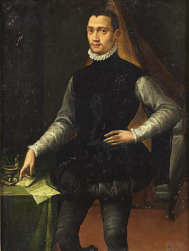 Portrait d'un jeune gentilhomme de la cour de Medicis, 1567, Mirabello Cavalori