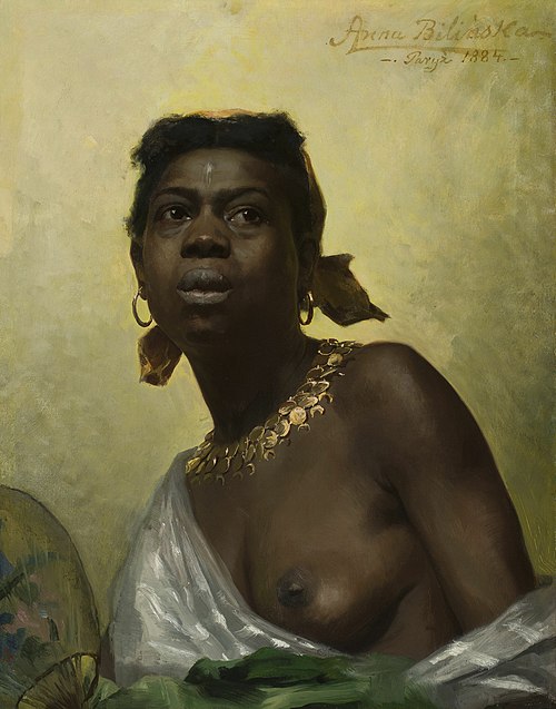Une femme noire, 1884, Anna Bilińska-Bohdanowicz