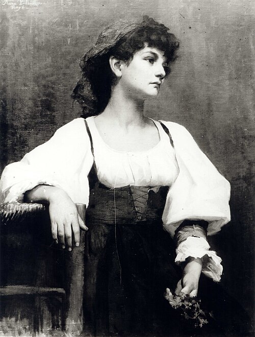 Une italienne., 1880, Anna Bilińska-Bohdanowicz
