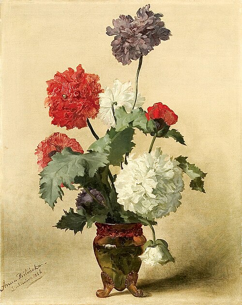 Peonie, 1886, Anna Bilińska-Bohdanowicz