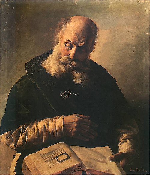 Old man with book, 1850, Anna Bilińska-Bohdanowicz