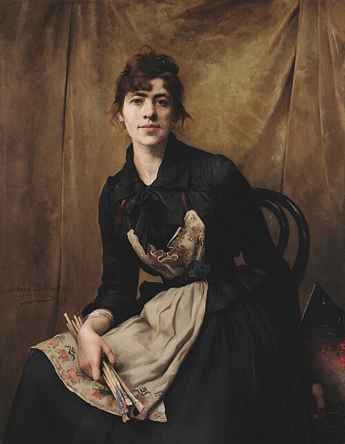 Autoportrait, 1887, Anna Bilińska-Bohdanowicz