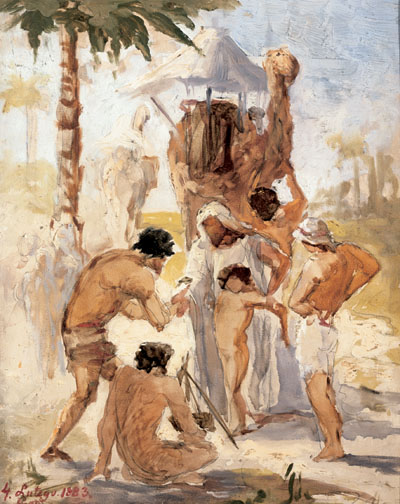 Joseph vendu par ses frères, 1883, Anna Bilińska-Bohdanowicz