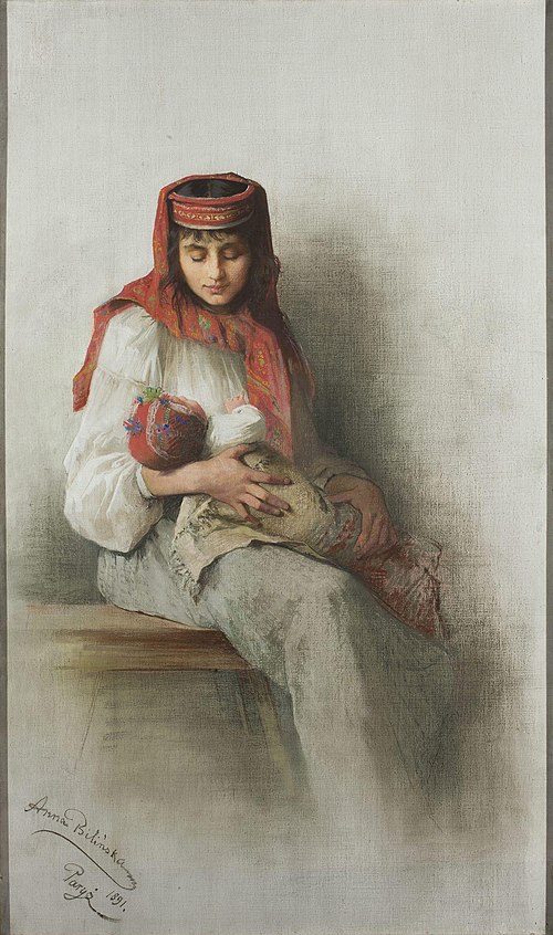 Wieśniaczka z dzieckiem, 1891, Anna Bilińska-Bohdanowicz