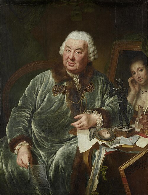 Portrait of Johann Julius von Vieth und Golßenau (1713-1784), Saxonian politician and art collector, 1771, Anna Dorothea Therbusch