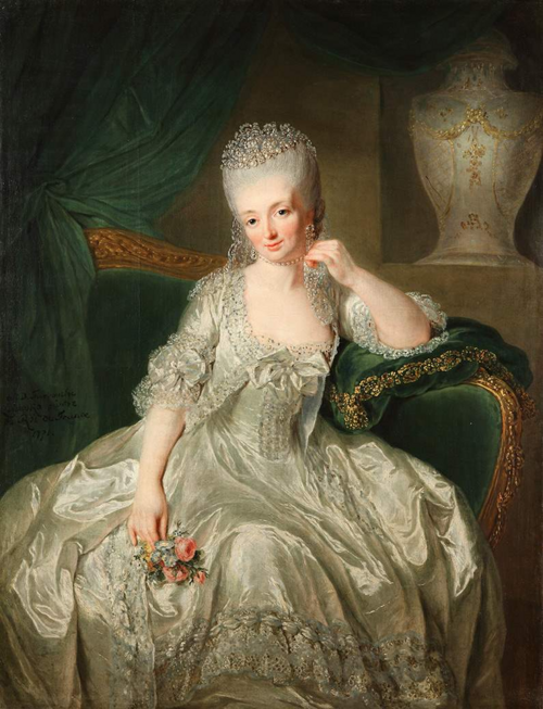 Bildnis Amalie Prinzessin von Preußen (1723-1787), 1771, Anna Dorothea Therbusch