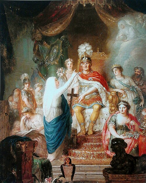 Apothéose du prince Auguste Ferdinand de Prusse., 1779, Anna Dorothea Therbusch