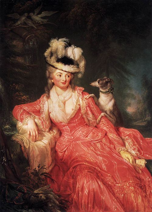 Portrait of Wilhelmine Encke, Countess Lichtenau, 1776, Anna Dorothea Therbusch
